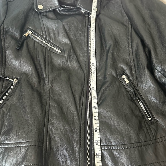 Laura PU biker jacket - Picture 3 of 9